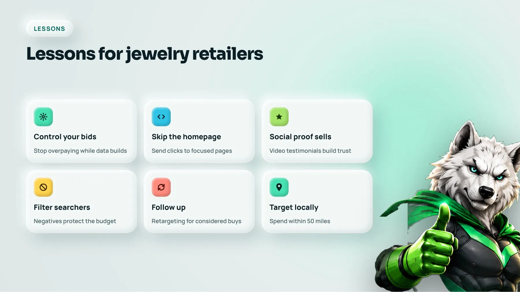 Six Google Ads lessons for jewelry retailers, from bid control to local targeting