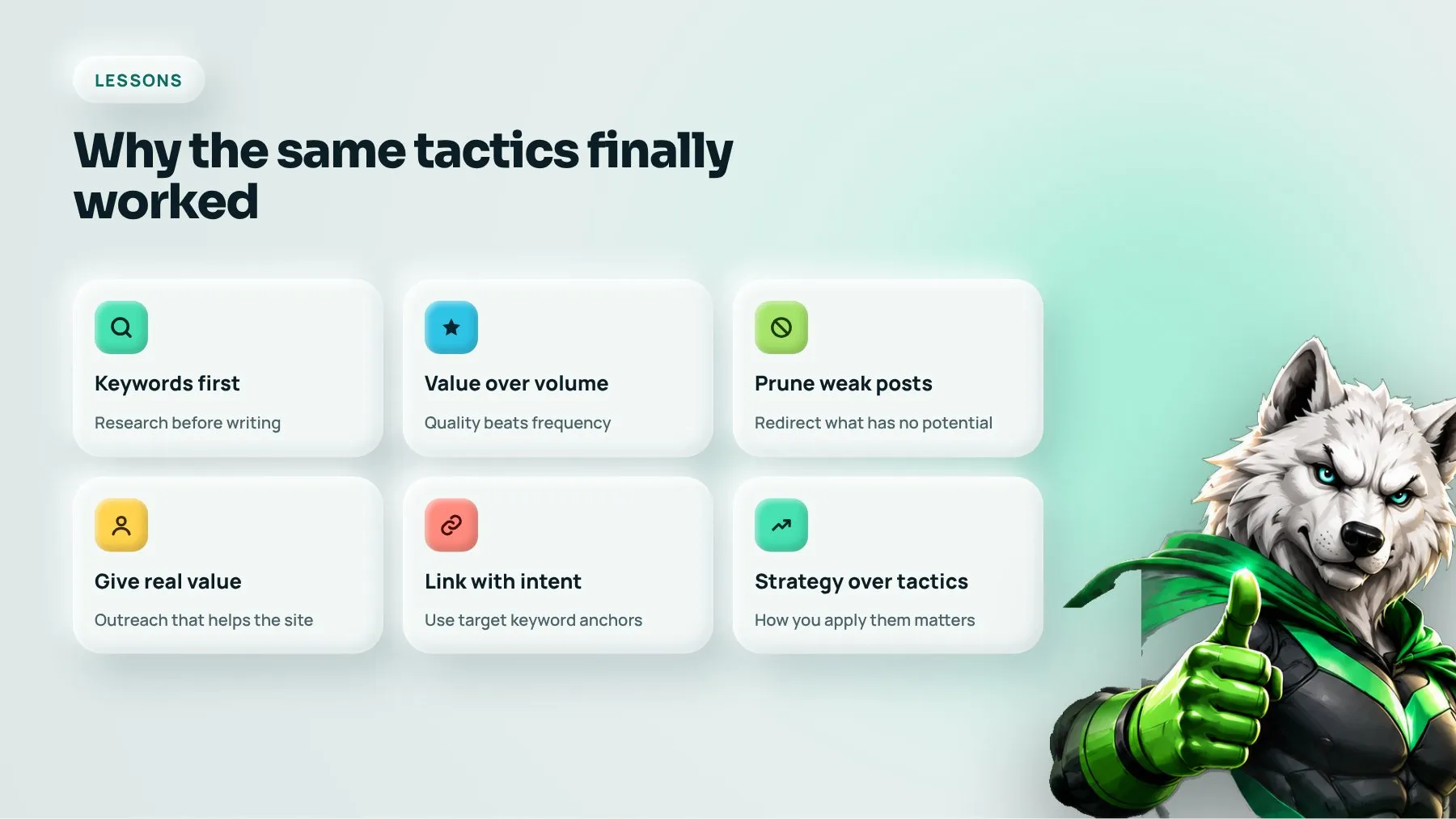 Six SEO lessons from an author website case study on why the same tactics finally worked