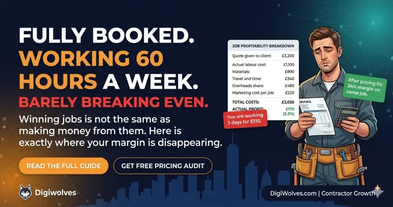 Fully Booked. Working 60 Hours a Week. Barely Breaking Even. You Are Winning Every Job and Losing Money on Most of Them.
