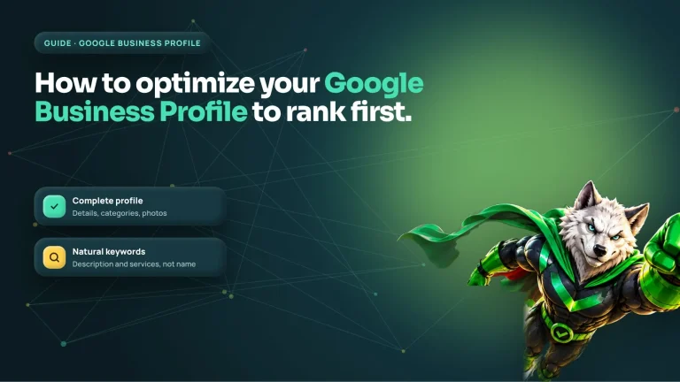Local SEO guide: how to optimize a Google Business Profile to rank first in Google's map pack