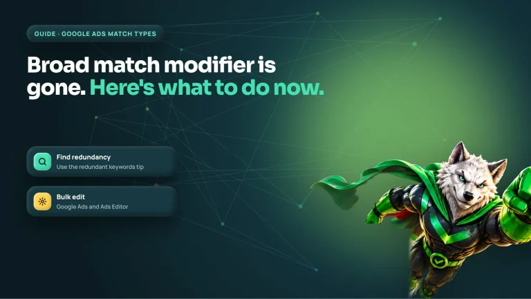 Google Ads guide: broad match modifier keywords retired in 2021 and how to manage PPC match types now