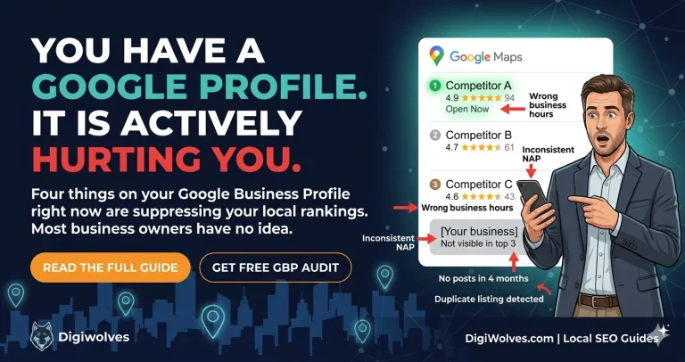 You Have a Google Business Profile. It Is Actively Hurting Your Local Rankings. Four Specific Errors That Most Business Owners Have No Idea They Are Making.