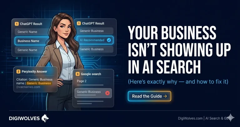 Your Business Isn’t Showing Up in ChatGPT or Perplexity. Here’s Why That’s Costing You Leads Right Now.